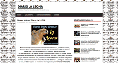 Desktop Screenshot of diariolaleona.cl