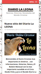 Mobile Screenshot of diariolaleona.cl
